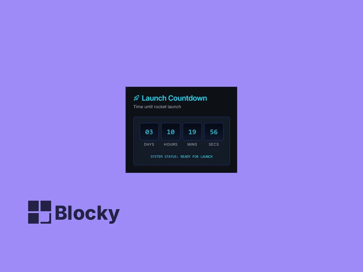 Space Countdown Timer