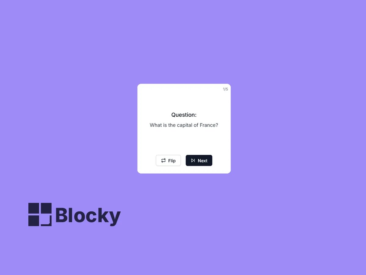 Flashcards