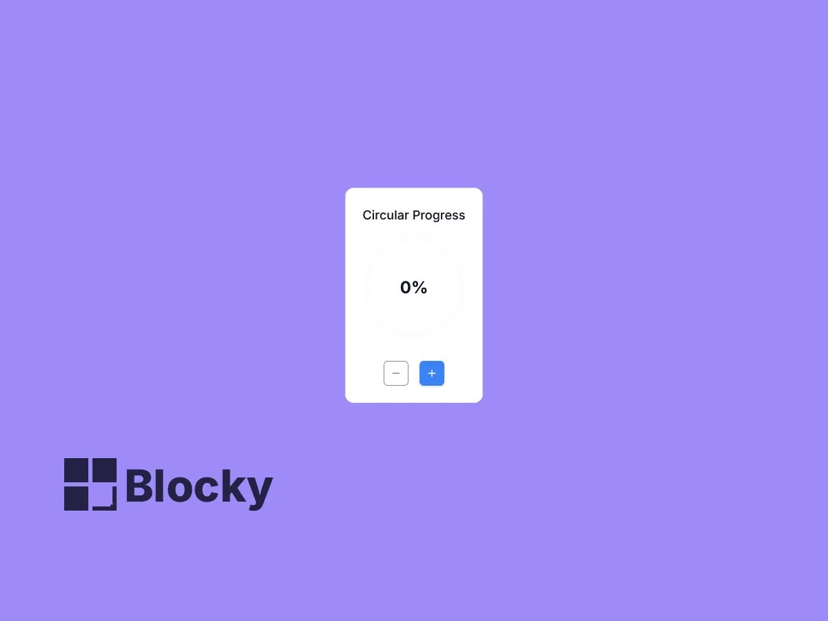 Circular Progress Tracker