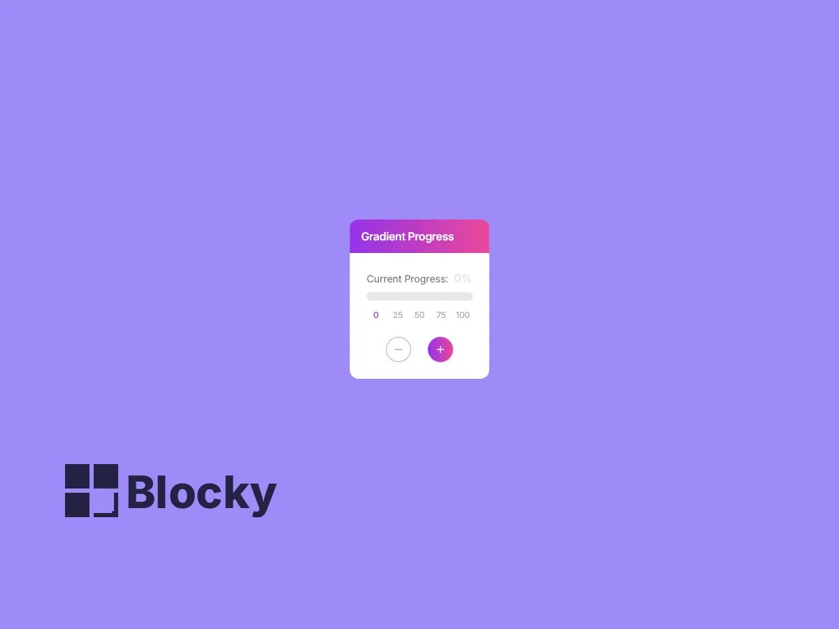 Gradient Progress Tracker